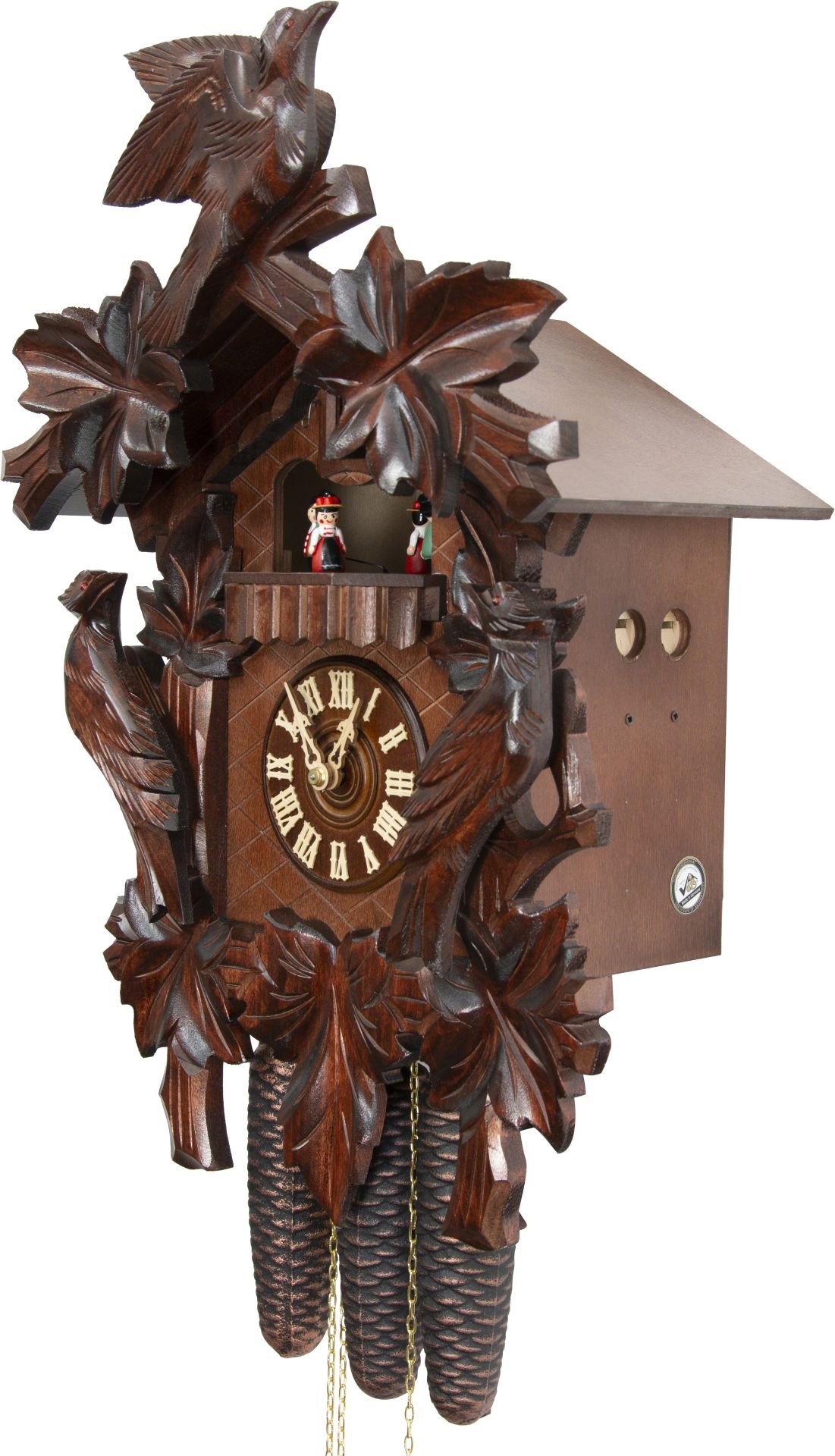 Cuckoo Clock Carved Style 8 Day Movement 50cm by Hekas