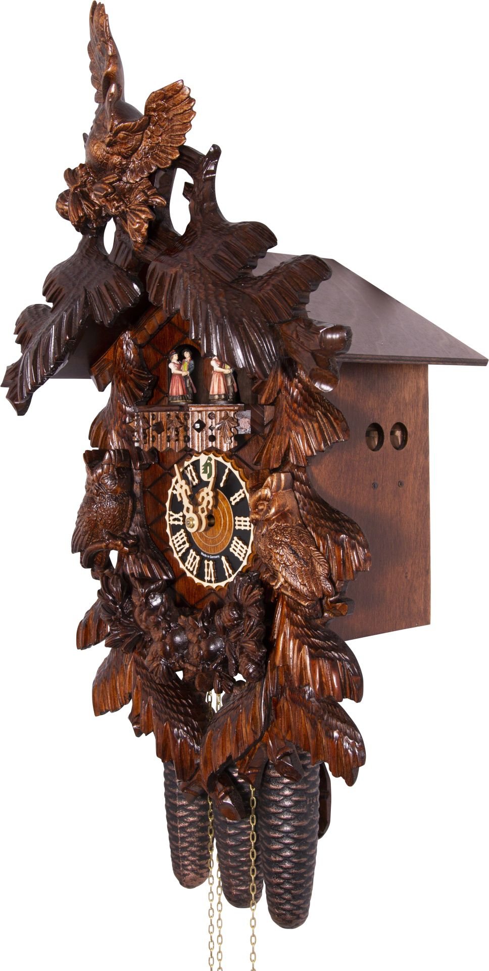 Orologio cucu tradizionale meccanismo settimanale 55cm di Hönes