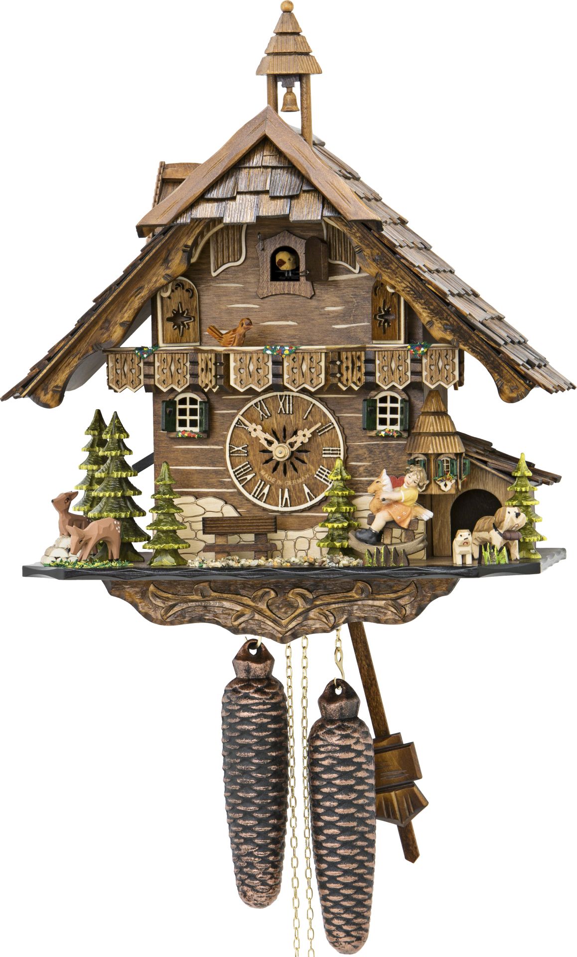 Kuckucksuhr Eibseealm - 8-Tage Chalet 42cm - Engstler