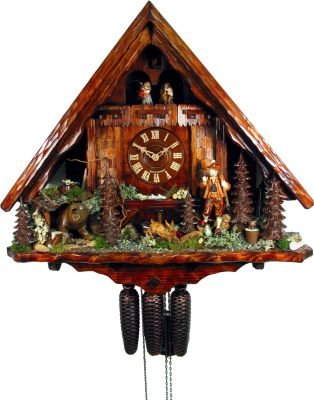 Cuckoo Clock Chalet Style 8 Day Movement 54cm by August Schwer