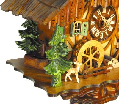 Cuckoo Clock Chalet Style 1 Day Movement 34cm by August Schwer
