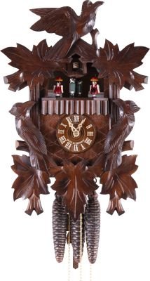 Cuckoo Clock Carved Style 1 Day Movement 36cm by Hekas