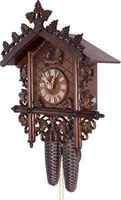 Reloj de cuco estilo antiguo movimiento mecánico de 8 días 36cm de Hekas