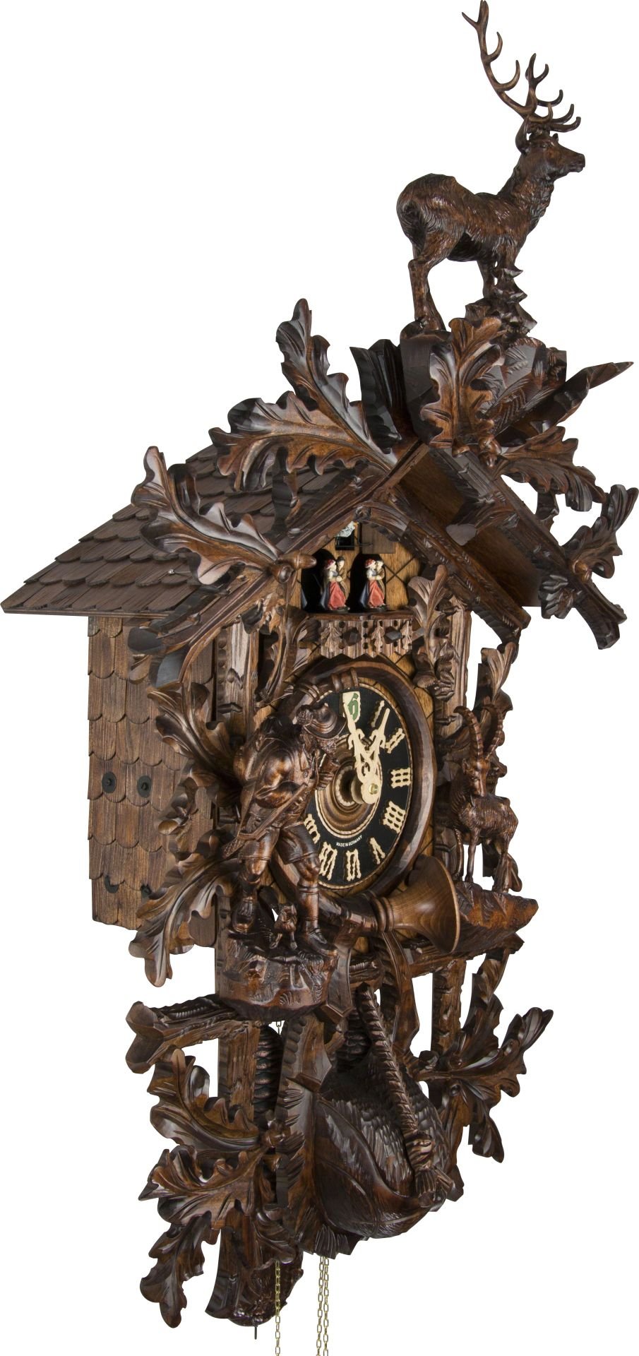 Cuckoo Clock Carved Style 8 Day Movement 95cm by Hönes