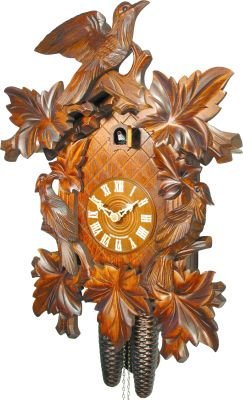 Cuckoo Clock Carved Style 8 Day Movement 50cm by August Schwer
