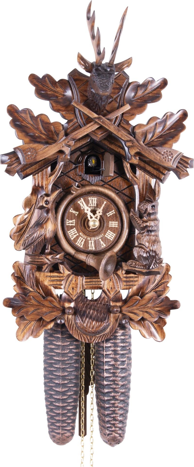 Orologio cucu tradizionale meccanismo settimanale 40cm di Anton Schneider
