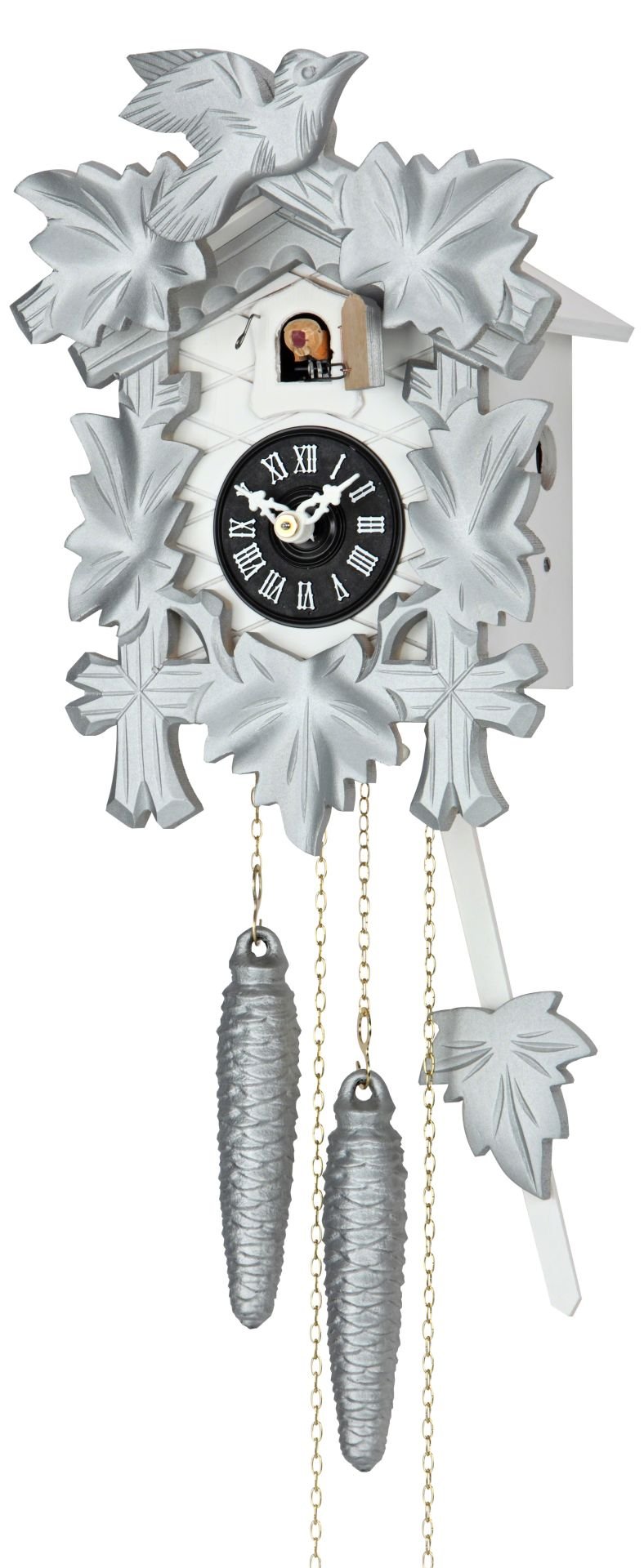 Cuckoo Clock Carved Style 1 Day Movement 21cm by Hekas