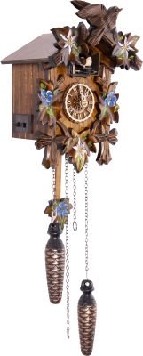 Reloj de cuco estilo “Madera tallada” de cuarzo 22cm de Engstler