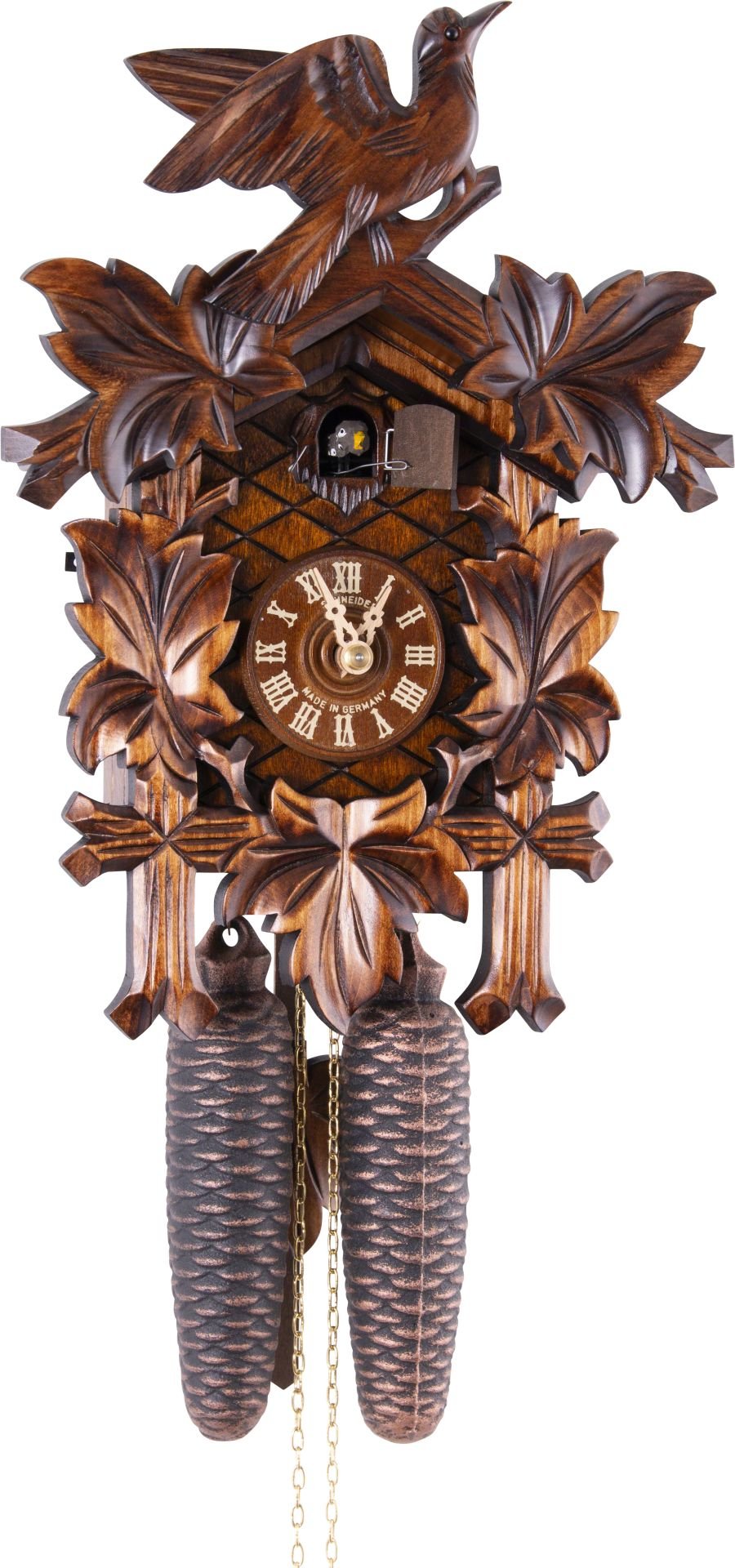 Horloge coucou traditionnelle mouvement 8 jours 34cm de Anton Schneider