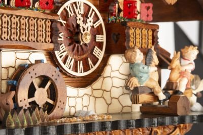 Reloj de cuco estilo “Chalet” de cuarzo 42cm de Cuckoo-Palace