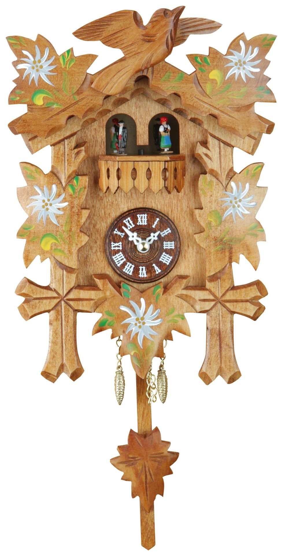 Schwarzwälder Pendeluhr Quarz-Uhrwerk 25cm von Trenkle Uhren