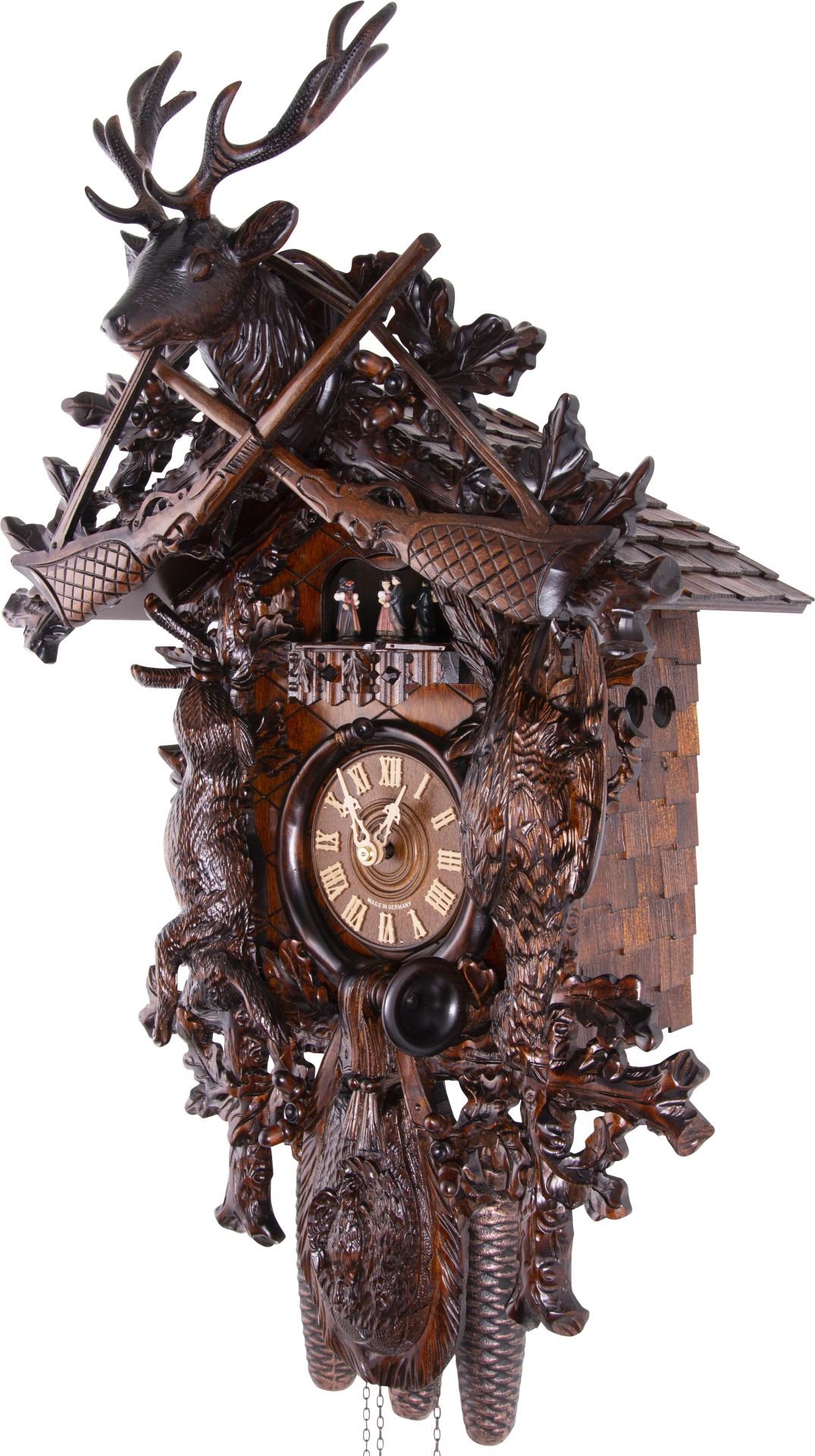 Orologio cucu tradizionale meccanismo settimanale 67cm di August Schwer