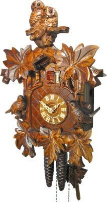 Cuckoo Clock Carved Style 1 Day Movement 32cm by August Schwer