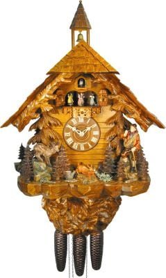Cuckoo Clock Chalet Style 8 Day Movement 71cm by August Schwer