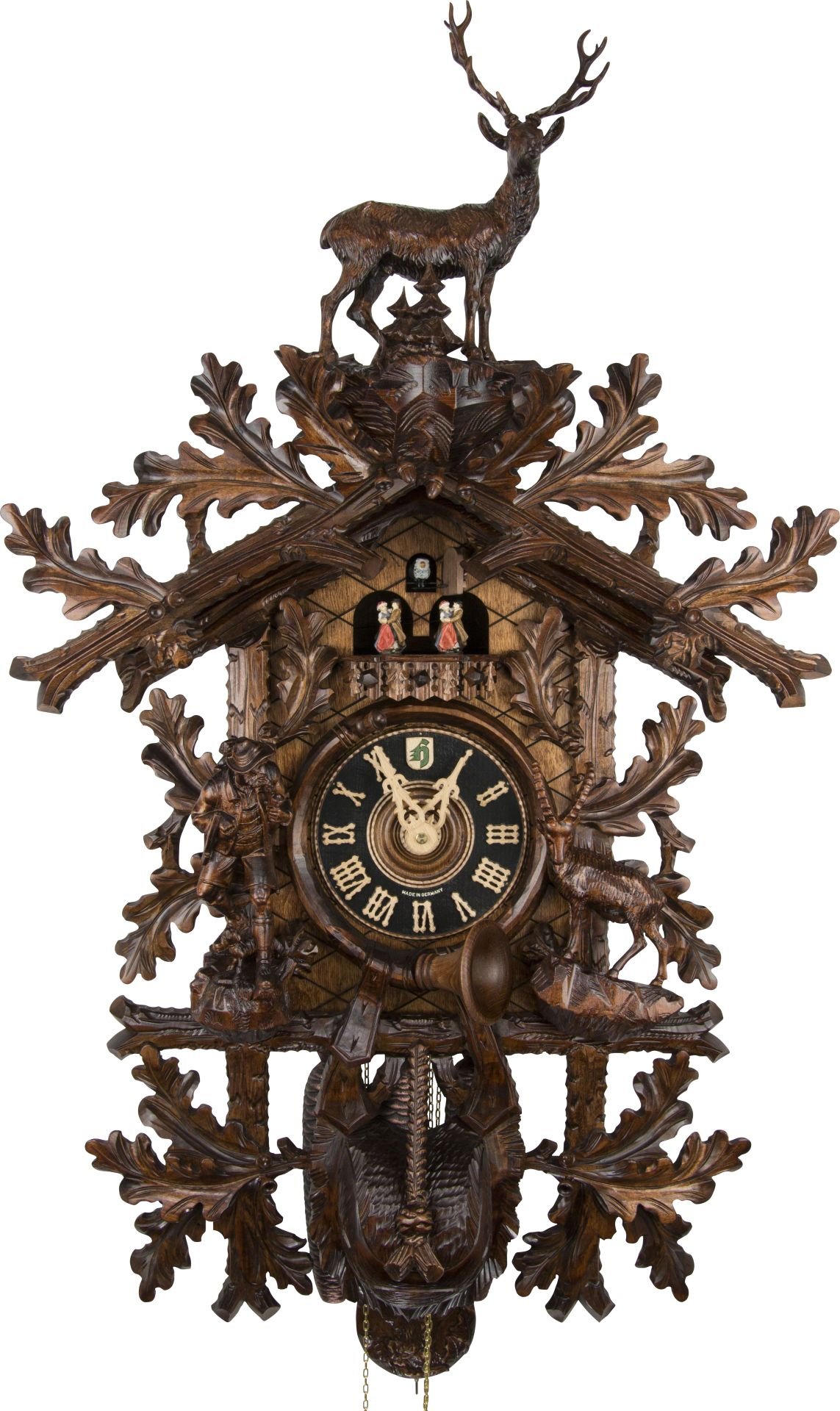 Orologio cucu tradizionale meccanismo settimanale 95cm di Hönes