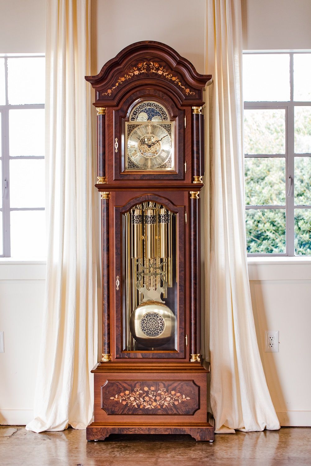 Standuhr 8-Tage-Uhrwerk 220cm von Hermle Uhren