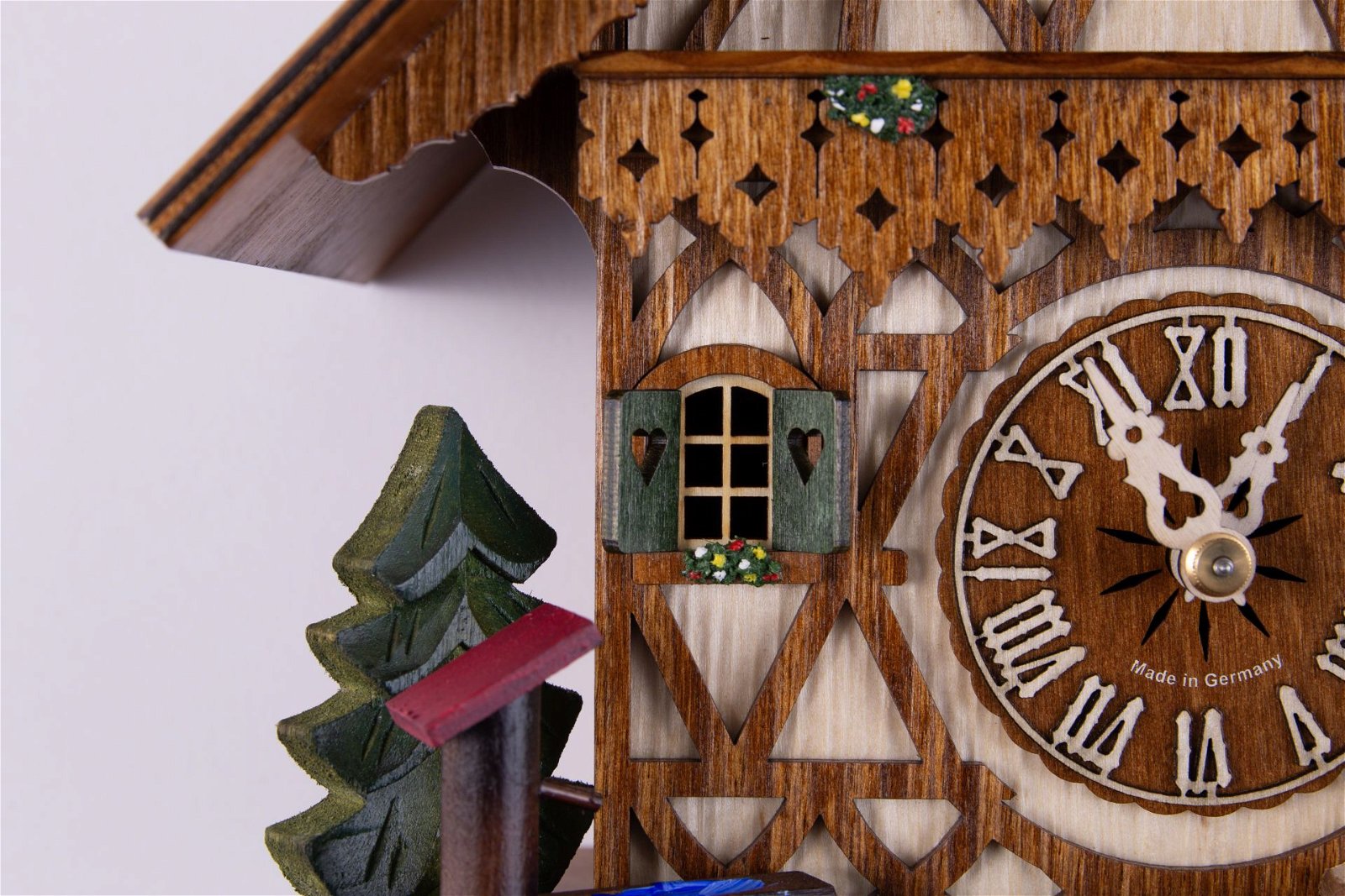 Cuckoo Clock Chalet Style 8 Day Movement 28cm by Hekas