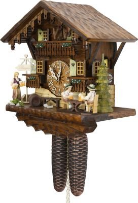 Cuckoo Clock Chalet Style 8 Day Movement 30cm by Hekas