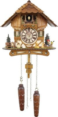 Reloj de cuco estilo “Chalet” de cuarzo 26cm de Cuckoo-Palace