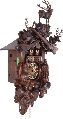 Cuckoo Clock Carved Style 1 Day Movement 50cm by Hönes