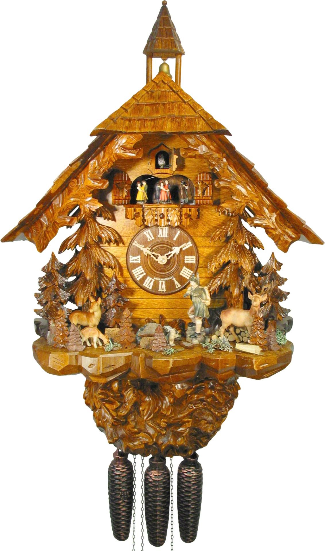 Cuckoo Clock Chalet Style 8 Day Movement 71cm by August Schwer