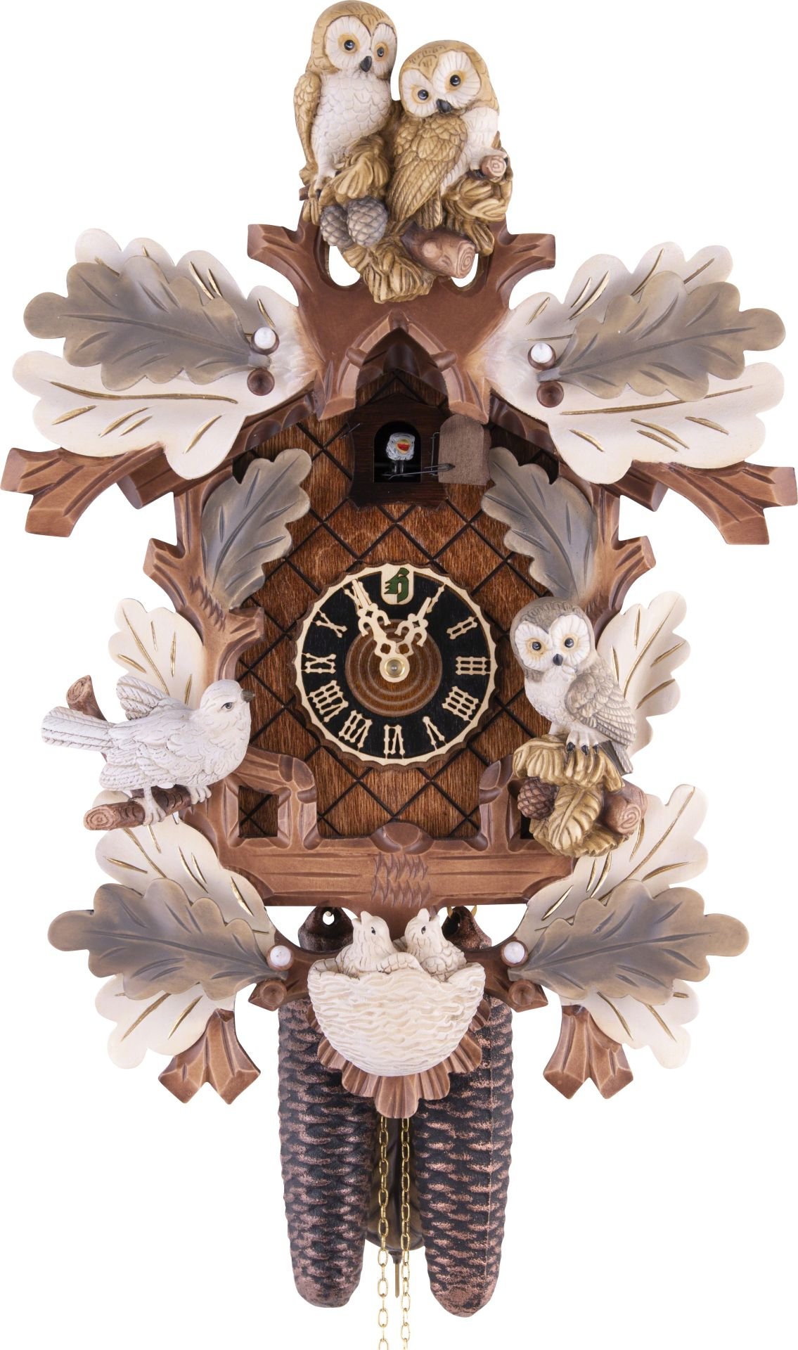 Orologio cucu tradizionale meccanismo settimanale 46cm di Hönes