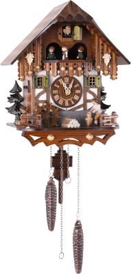 Reloj de cuco estilo “Chalet” de cuarzo 33cm de Anton Schneider