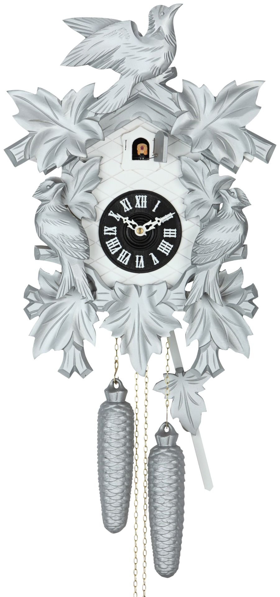 Cuckoo Clock Carved Style 8 Day Movement 40cm by Hekas