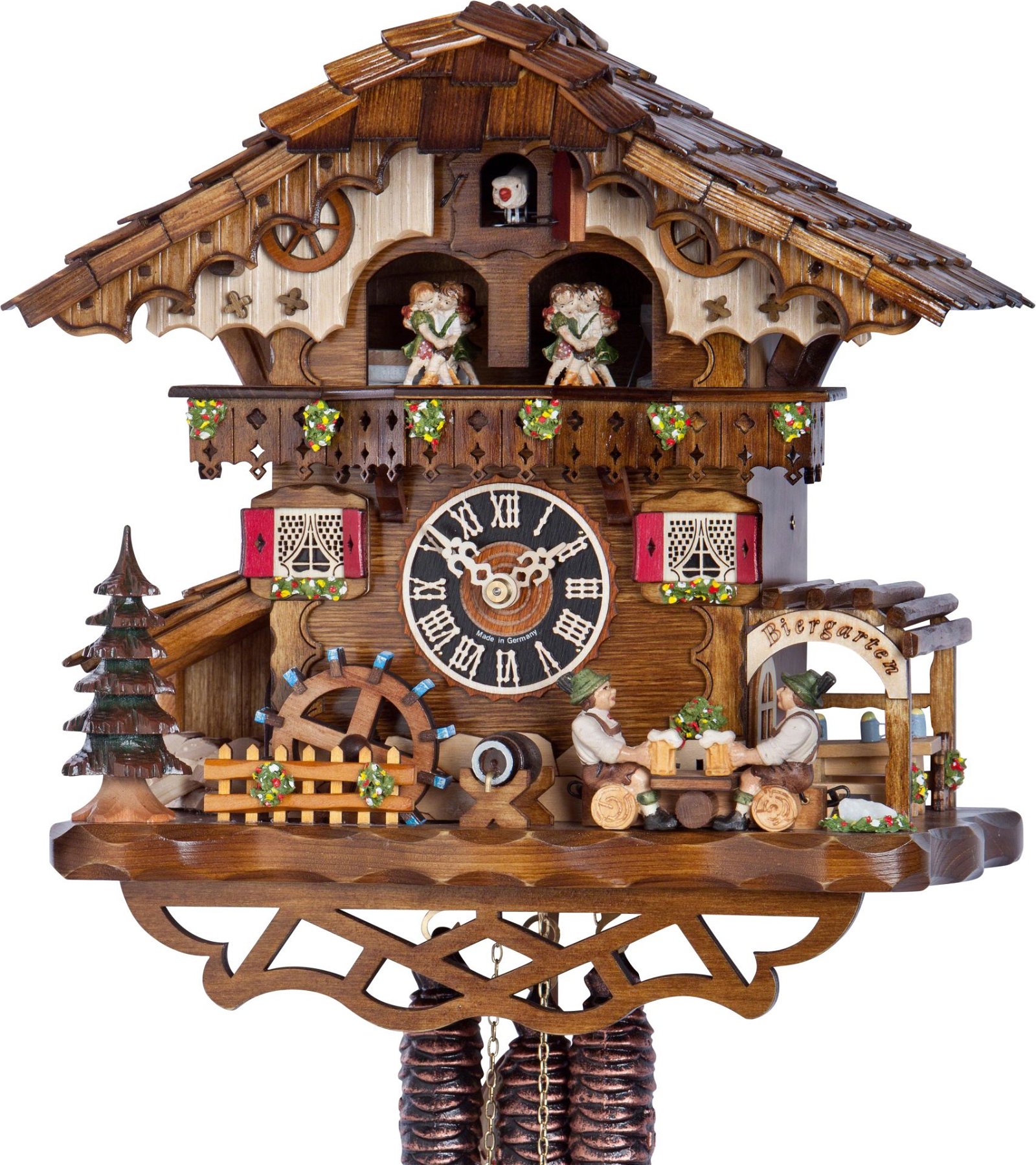 Cuckoo Clock Chalet Style 1 Day Movement 32cm by Hönes