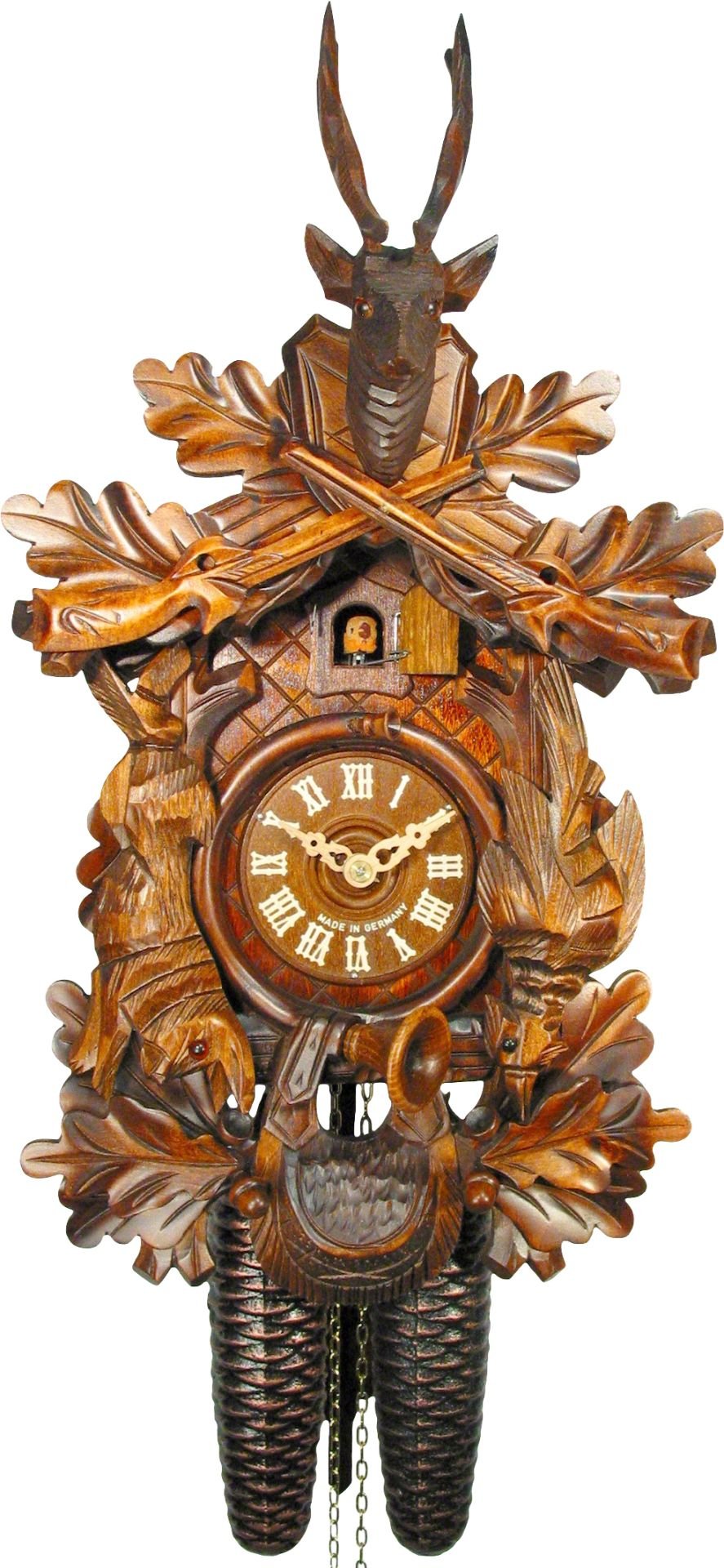 Orologio cucu tradizionale meccanismo settimanale 40cm di August Schwer