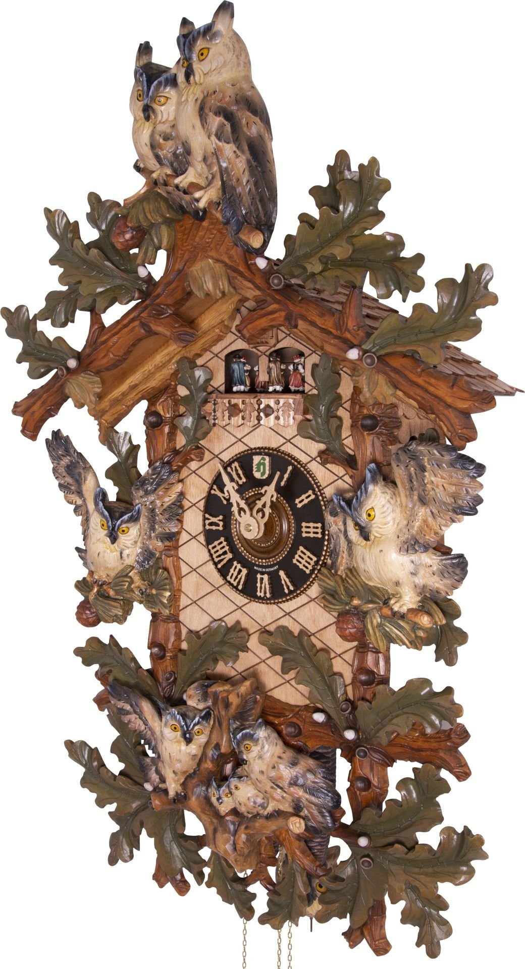 Orologio cucu tradizionale meccanismo settimanale 87cm di Hönes