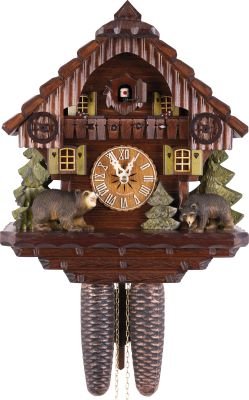 Cuckoo Clock Chalet Style 8 Day Movement 27cm by Hekas