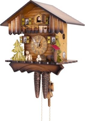 Cuckoo Clock Chalet Style 1 Day Movement 24cm by Hekas