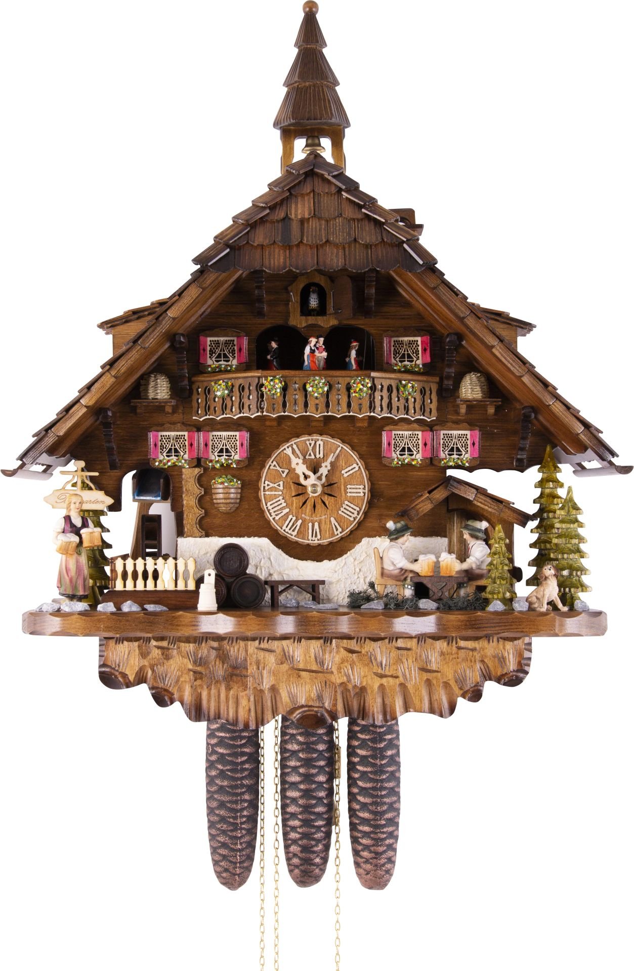 Cuckoo Clock Chalet Style 8 Day Movement 60cm by Hekas