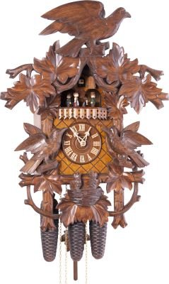 Cuckoo Clock Carved Style 8 Day Movement 52cm by Rombach & Haas