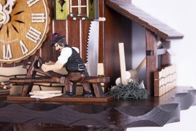 Cuckoo Clock Chalet Style 8 Day Movement 44cm by Hekas