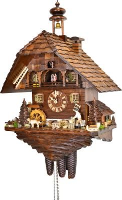 Cuckoo Clock Chalet Style 8 Day Movement 62cm by August Schwer