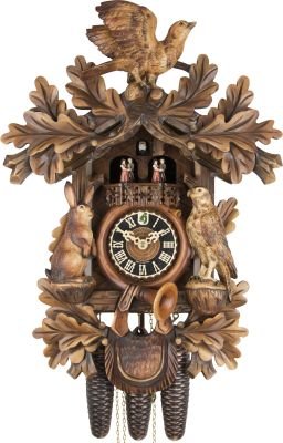 Cuckoo Clock Carved Style 8 Day Movement 52cm by Hönes