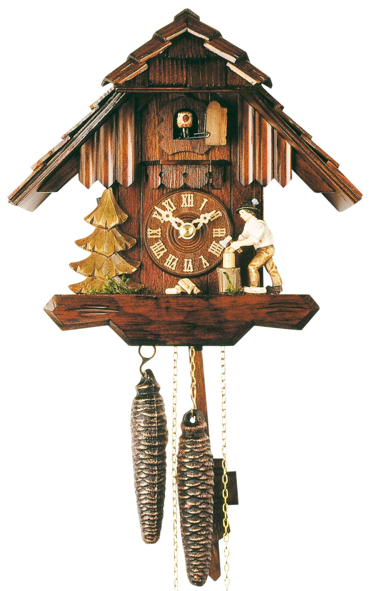 Cuckoo Clock Chalet Style 1 Day Movement 22cm by Rombach & Haas