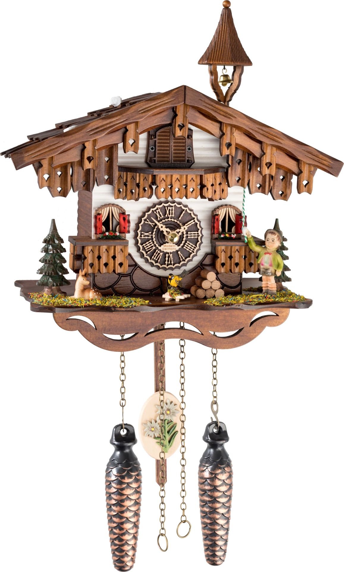 Cuckoo Clock Chalet Style 30cm by Trenkle Uhren