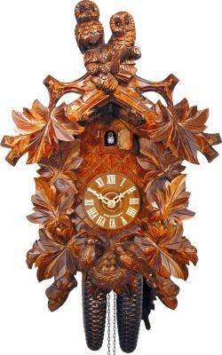 Orologio cucu tradizionale meccanismo settimanale 42cm di August Schwer
