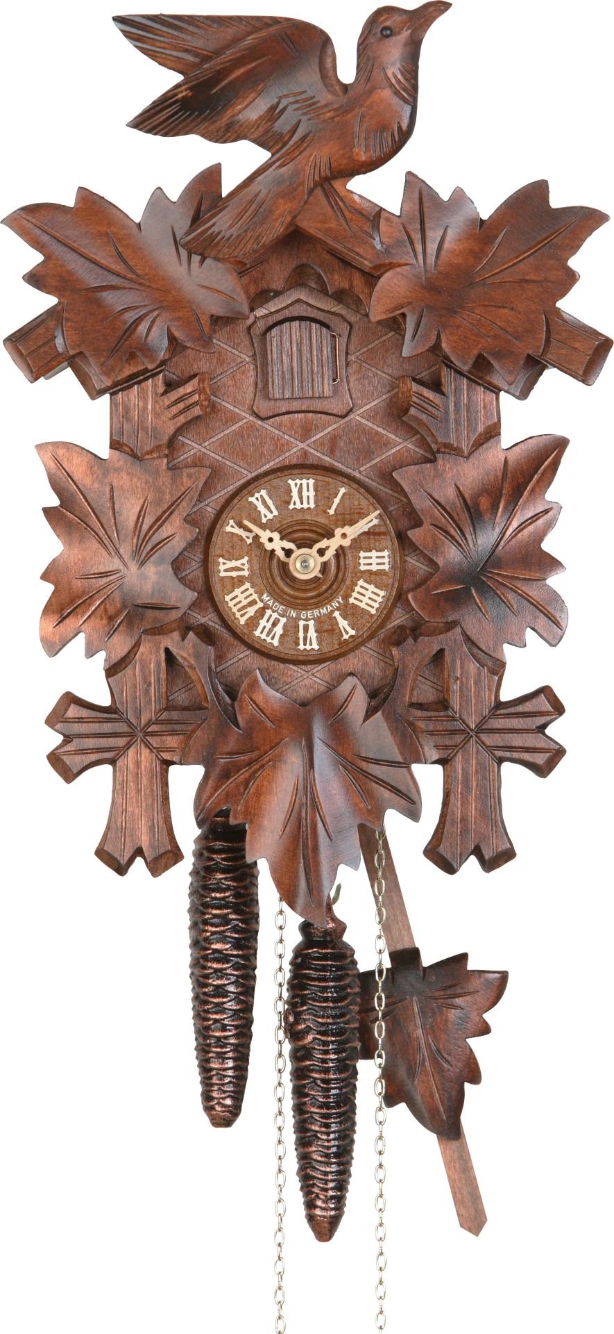 Orologio cucu tradizionale meccanismo giornaliero 21cm di Hekas