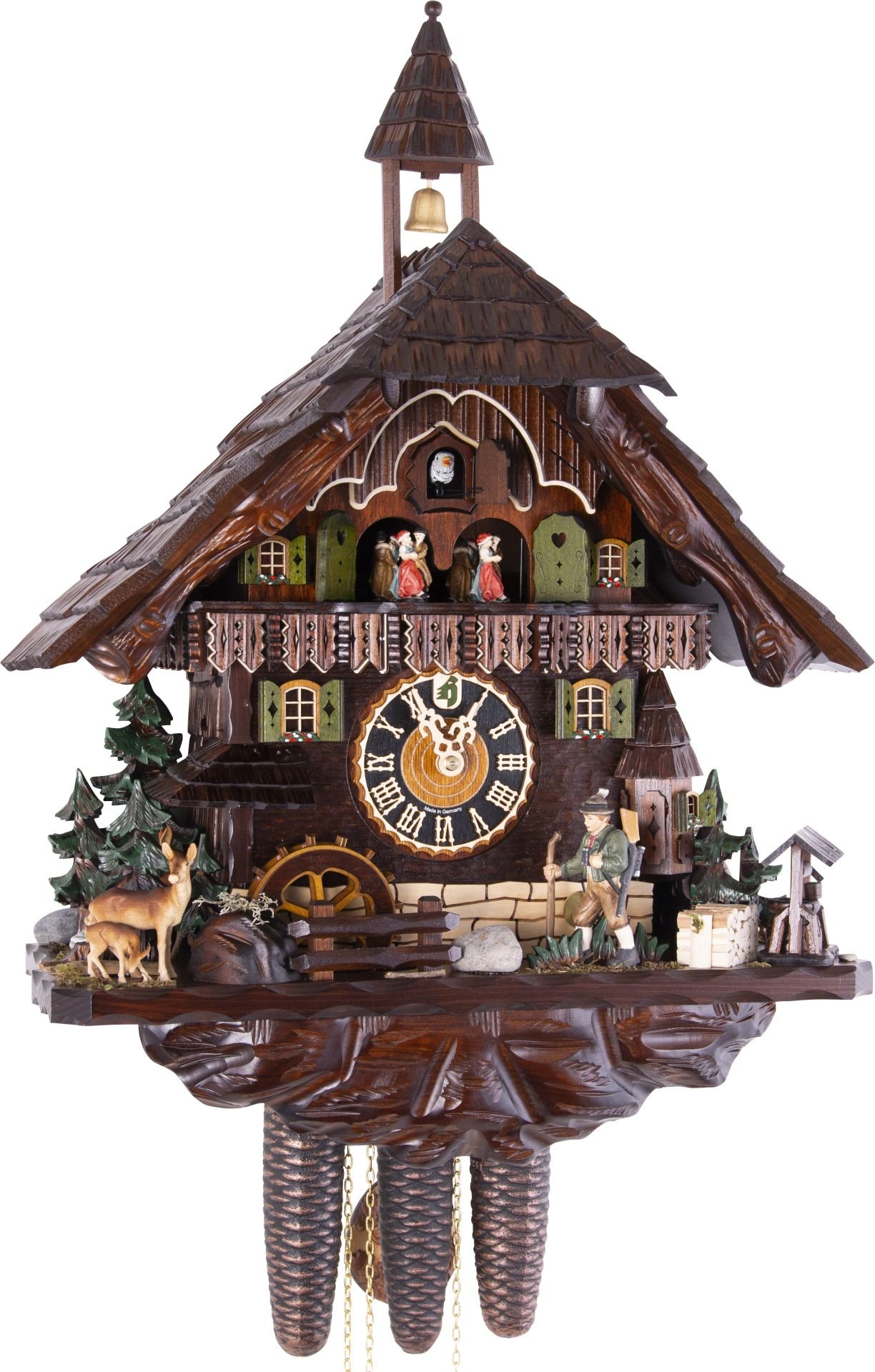 Cuckoo Clock Chalet Style 8 Day Movement 62cm by Hönes