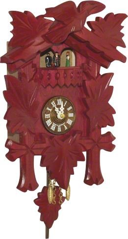Black Forest Pendulum Clock Quartz Movement 24cm by Trenkle Uhren