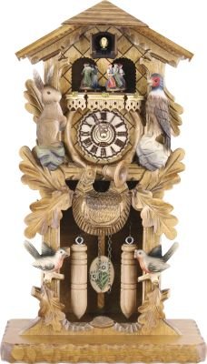 Cuckoo Clock Carved Style Quartz Movement 53cm by Trenkle Uhren