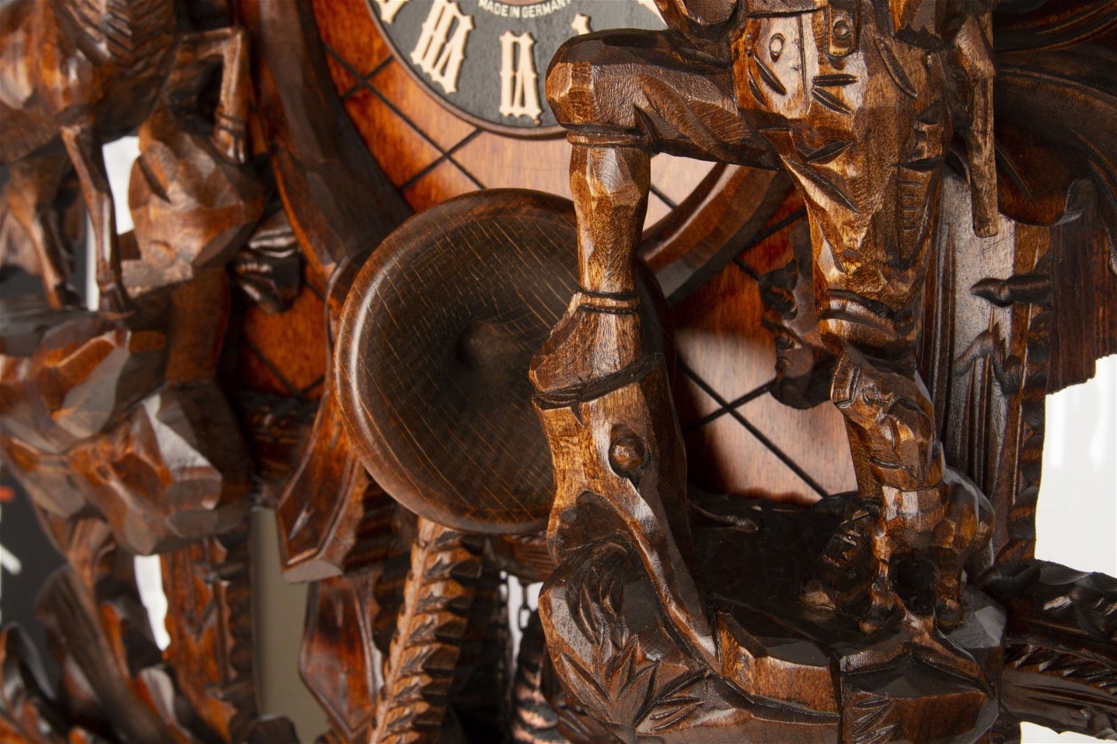 Cuckoo Clock Carved Style 8 Day Movement 90cm by August Schwer