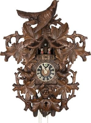 Cuckoo Clock Carved Style 8 Day Movement 68cm by Hönes
