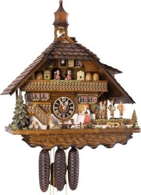 Cuckoo Clock Chalet Style 8 Day Movement 55cm by Hönes