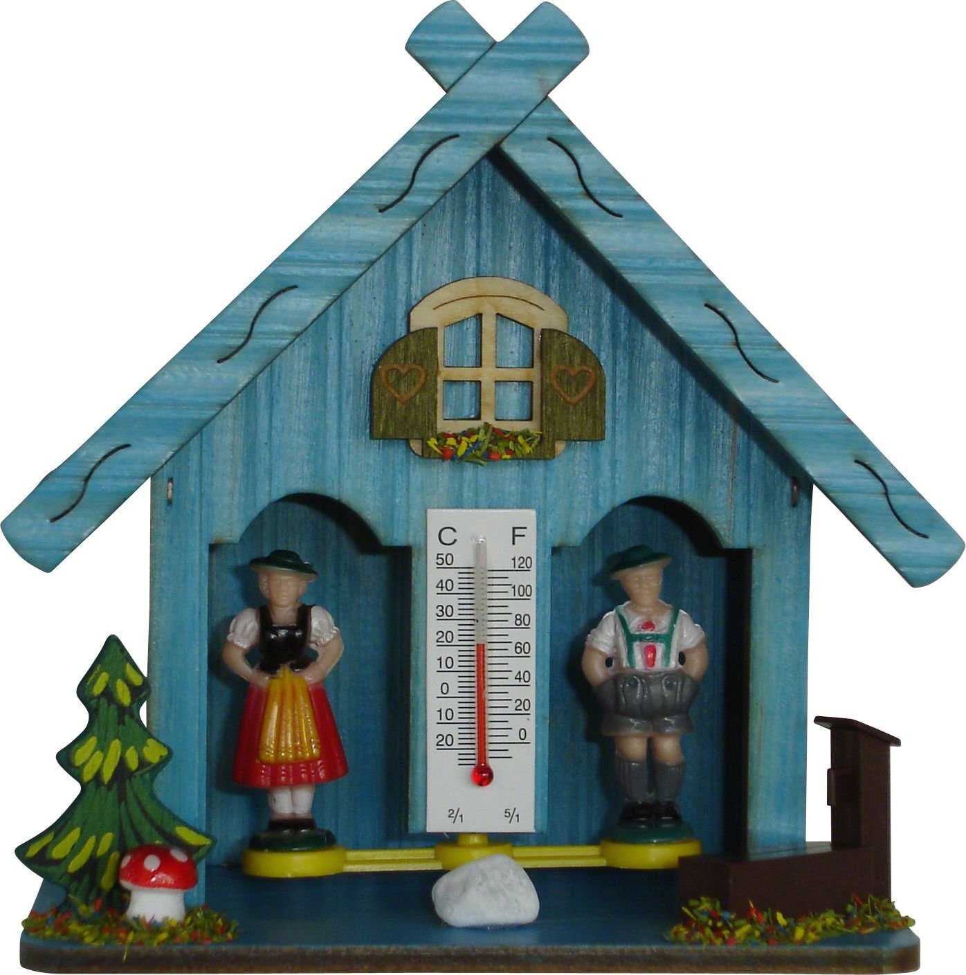 Weather House 14cm by Trenkle Uhren