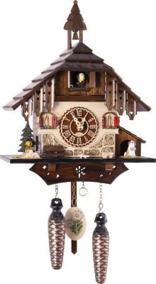 Reloj de cuco estilo “Chalet” de cuarzo 31cm de Trenkle Uhren